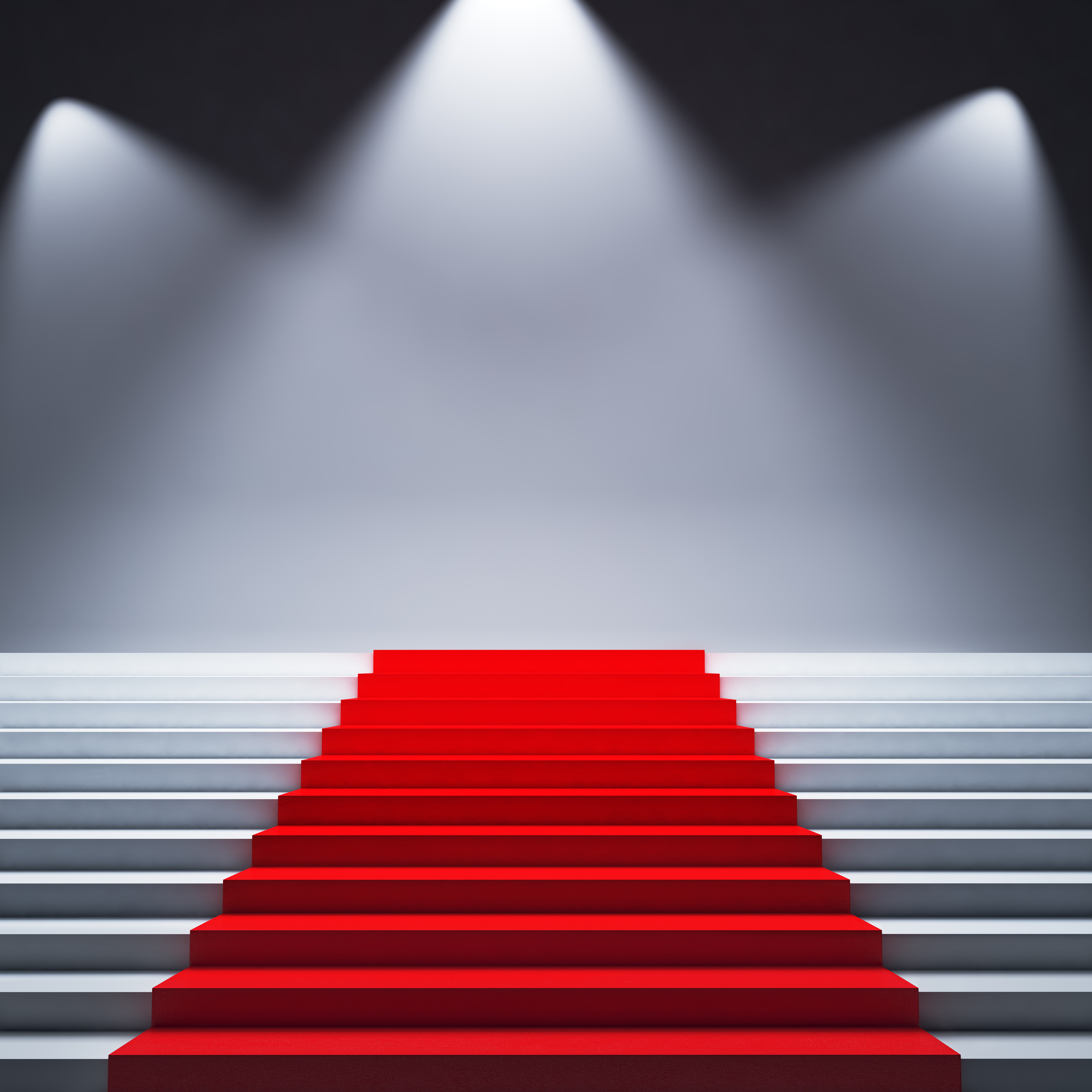 Stairs with Red Carpet