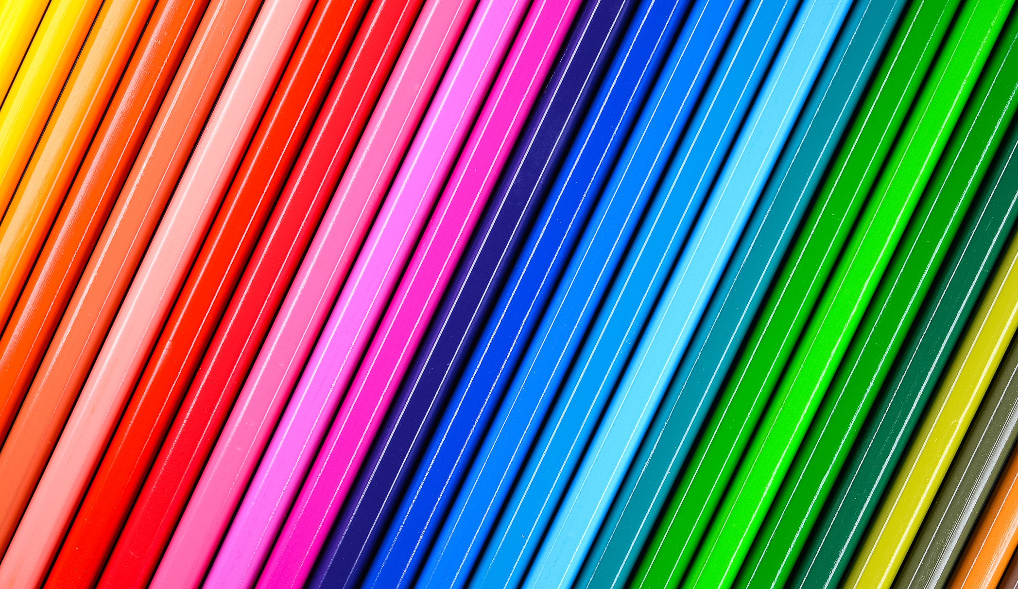 Multicolored Pencils background. School background